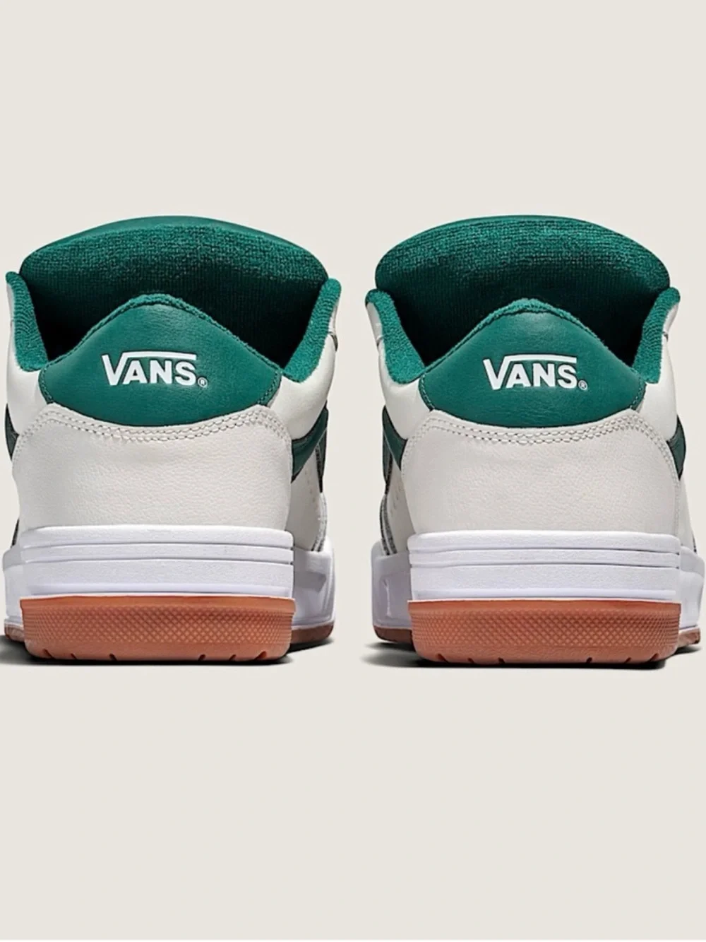 Vans Hylane Varsity White Green Mens 13.0 US